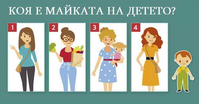 Тест за майчински инстинкт: познайте коя е майка на детето?
