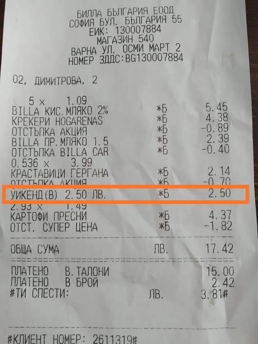 Има ли такса „Уикенд“ в „Билла“ и докъде може да стигне човешката глупост