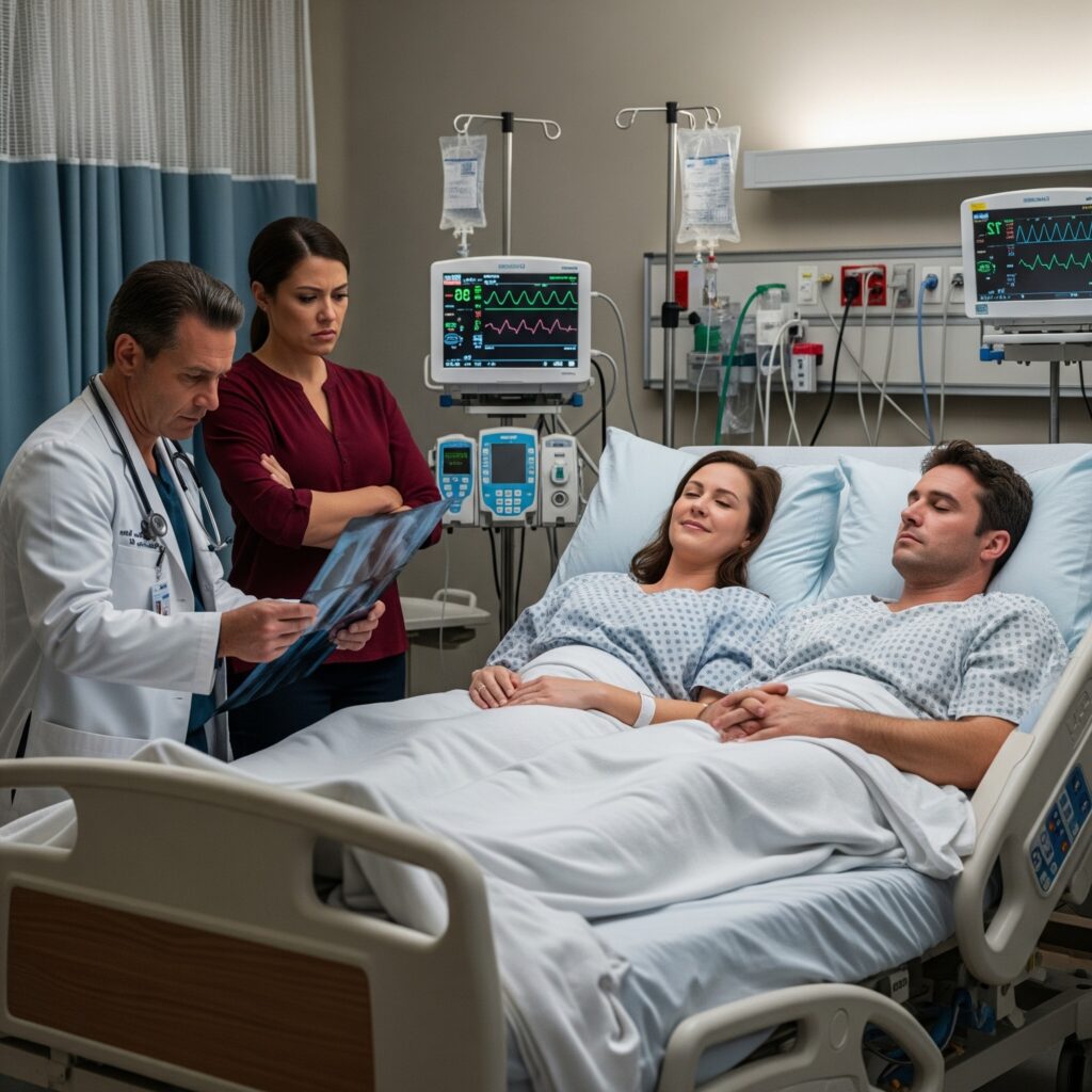 „Твърде много забавление“ изпрати съпруга ми и любовницата му право в спешното – а той дори използва моята карта, за да плати сметката. Но когато лекарят заговори, и двамата избухнаха в сълзи…