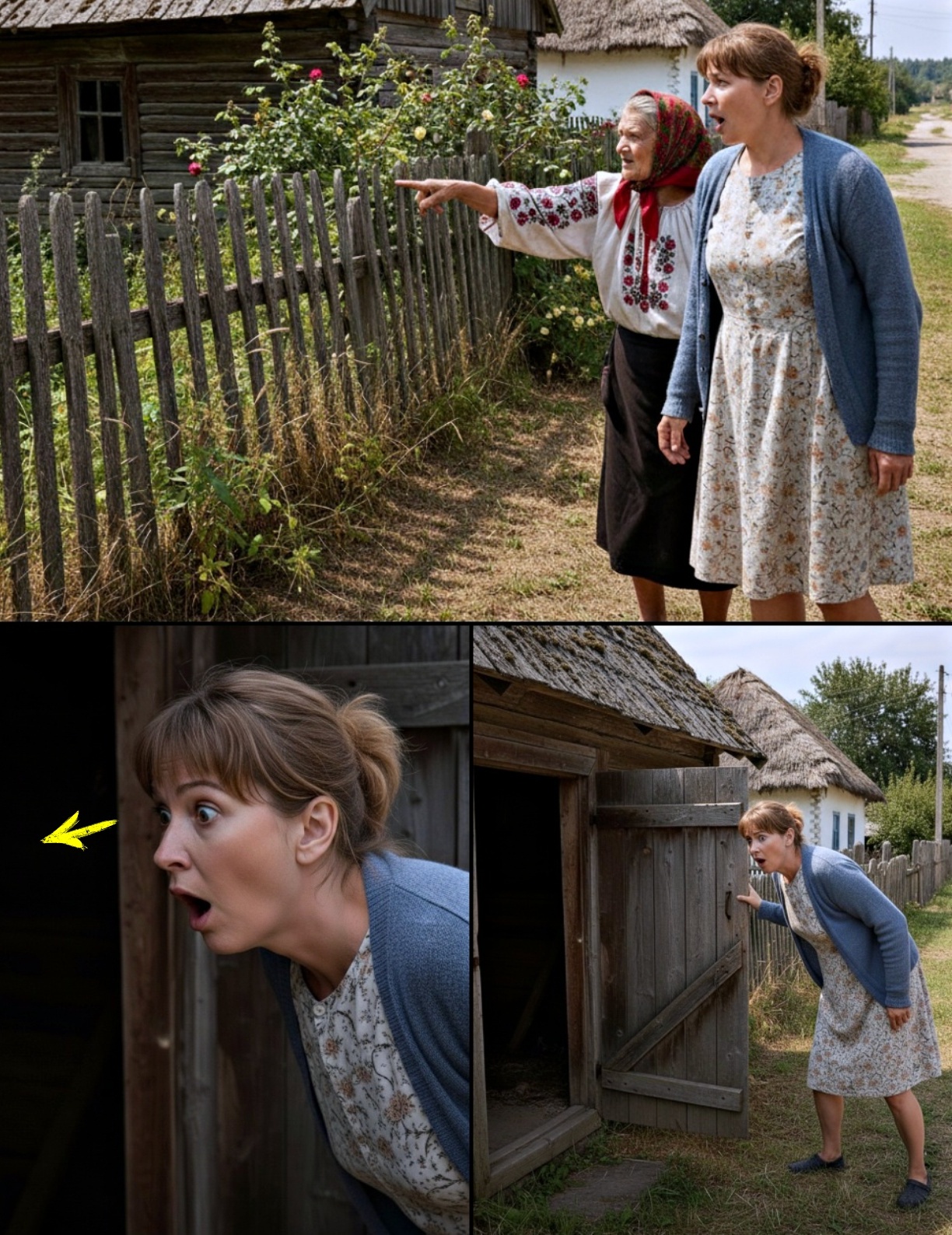 След погребението на баба се върнах в къщата, където тя беше живяла, за да прибера последните ѝ вещи. Съпругът ми настояваше да я продадем възможно най-бързо, казвайки: „Имаме нужда от пари, а не от твоята сантименталност“. Но на портата ме спря съсе