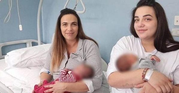 Чудото на живота: Майка и дъщеря родиха заедно