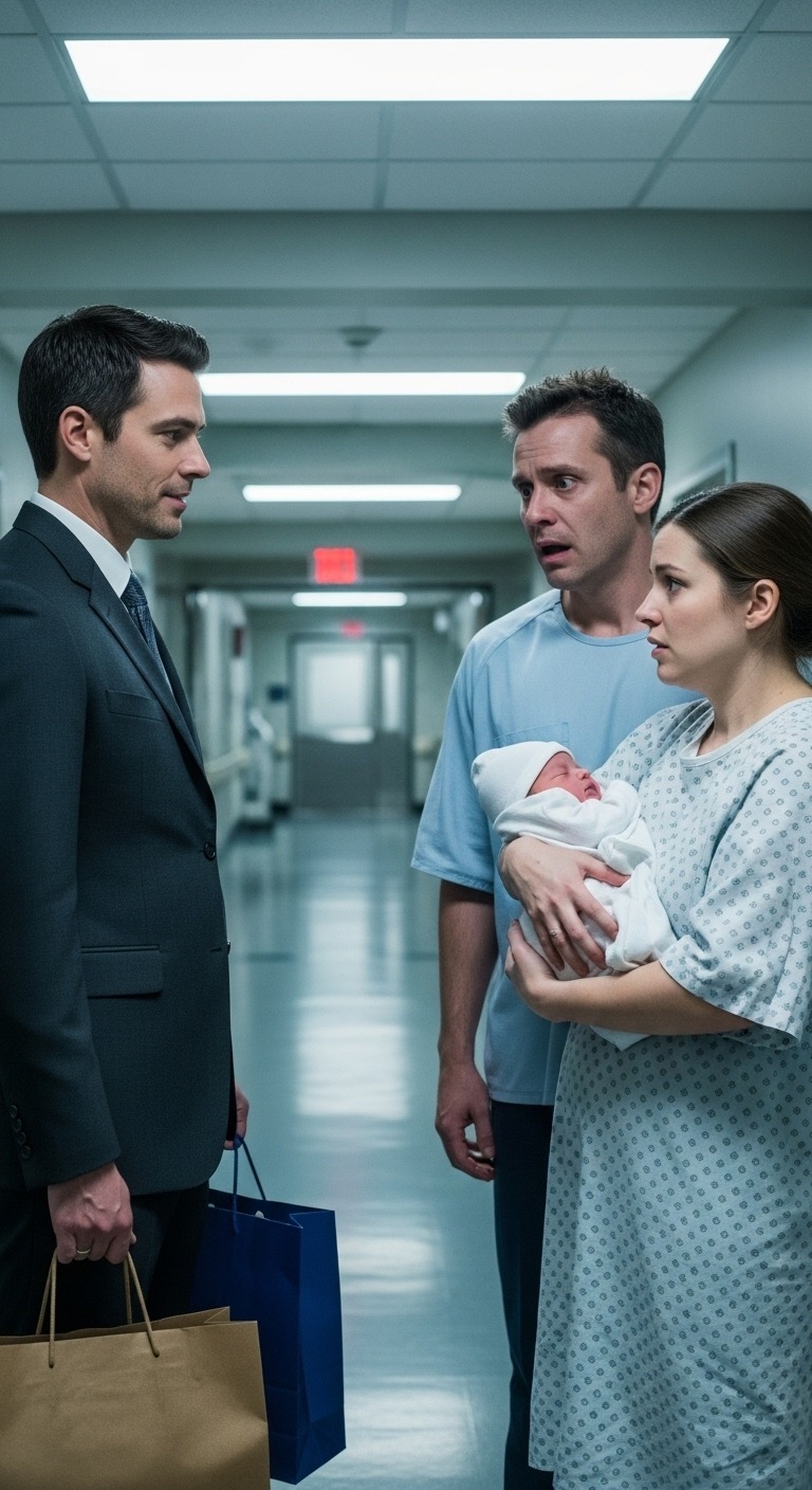 Тъкмо бях родила, когато се сблъсках с бившия си съпруг в коридора на болницата. – Поздравления – каза той, но в следващия миг замръзна, когато видя новия ми съпруг. Само секунди по-късно телефонът ми иззвъня. Съобщението беше от него: „Напусни го. Н