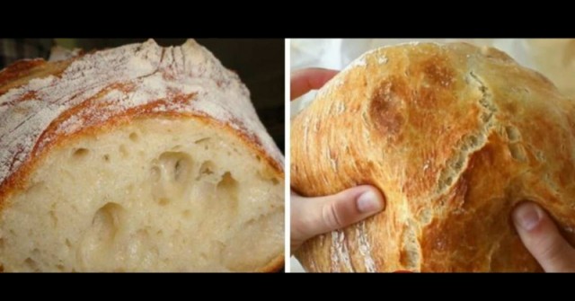 Домашен БЪРКАН хляб с хрупкава коричка - разбъркваш от вечерта тестото, а на сутринта само печеш!