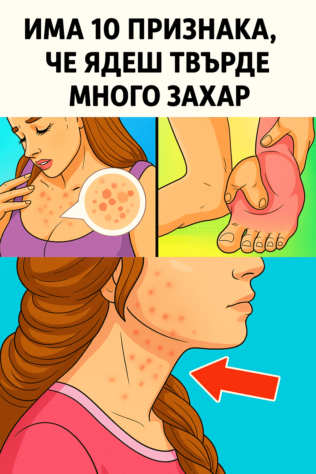 Има 10 признака ,че ядеш твърде много захар