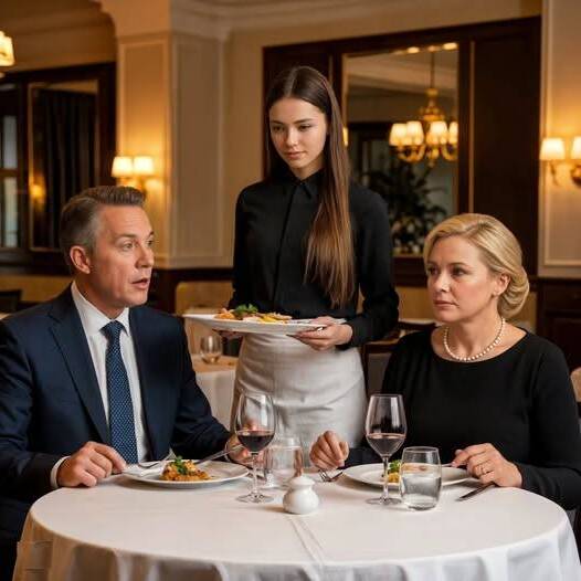 Милиардерът едва не се задави със стека си в мига, в който я видя — защото сервитьорката, която му поднасяше храната…